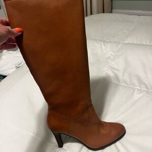 Ralph Lauren high heels leather upper boots